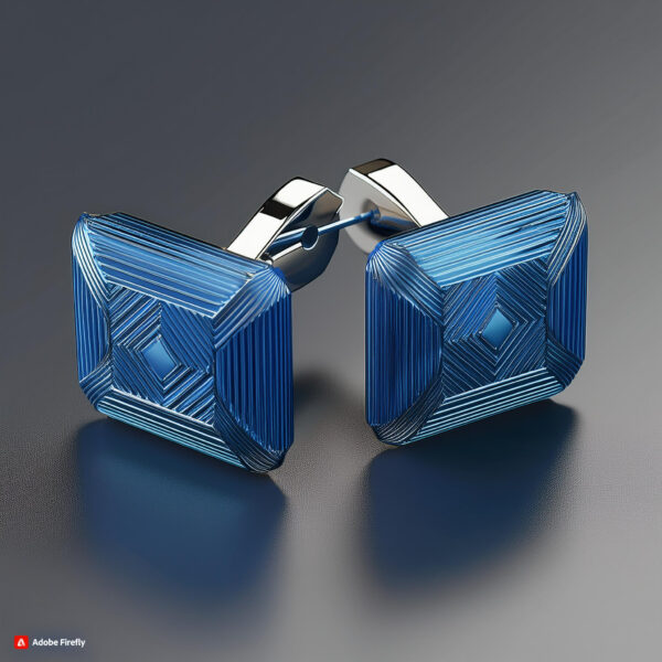Modern Elegance: Unique 3D Printed Cufflinks Collection