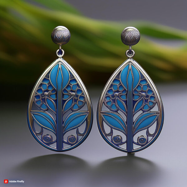 Artistry in Layers: Unique 3D Printed Earrings